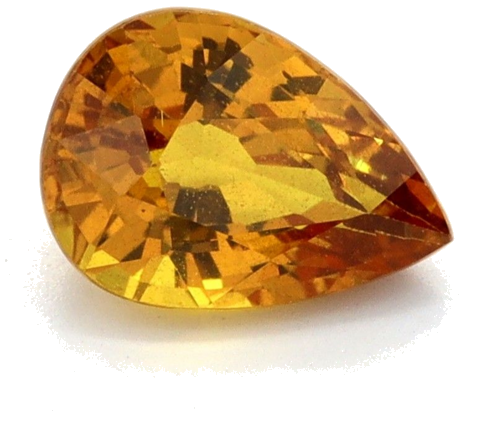 0.93 carat YELLOW Pear Safyras (1)