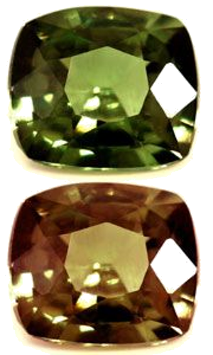 0.32 carat GREEN Cushion Alexandrite (1)