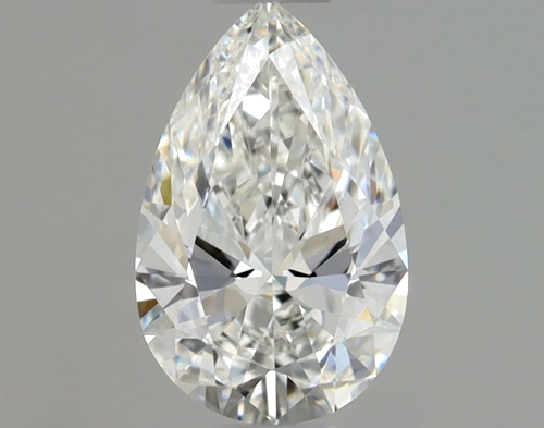 0.51 carat F-VS1 Natūralus Pear Deimantas (1)