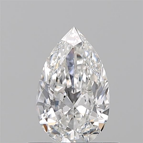 0.5 carat F-VS2 Natūralus Pear Deimantas (1)