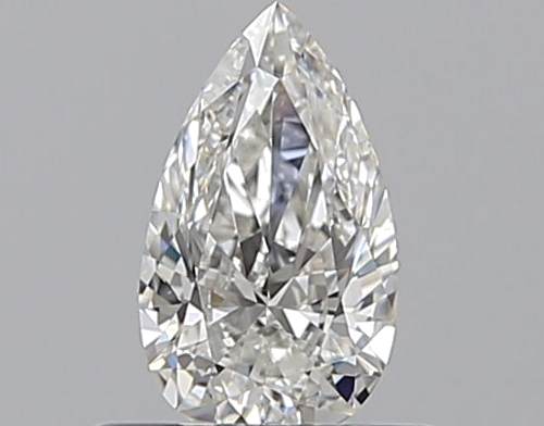0.4 carat F-VS1 Natūralus Pear Deimantas (1)