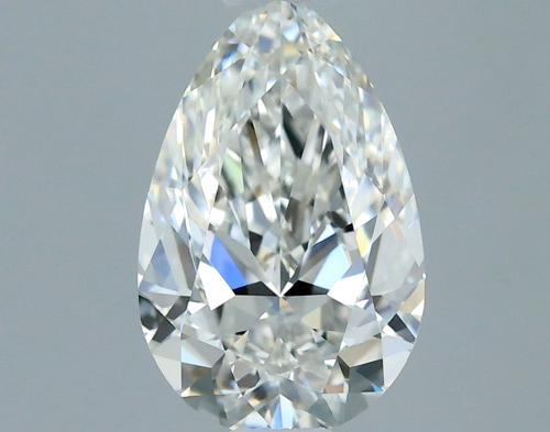 0.5 carat H-VVS2 Natūralus Pear Deimantas (1)