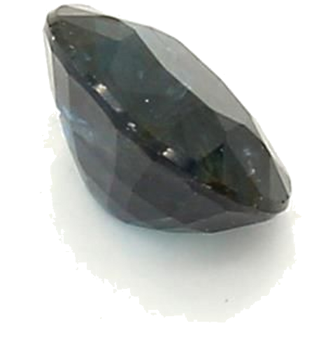 0.67 carat BLUE BRILLIANTSTEP cut Oval Safyras (1)