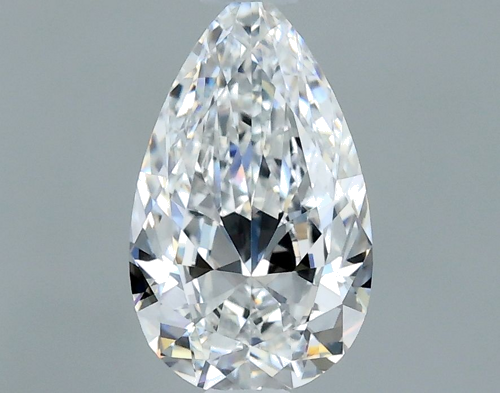 0.5 carat E-VVS1 Natūralus Pear Deimantas (1)