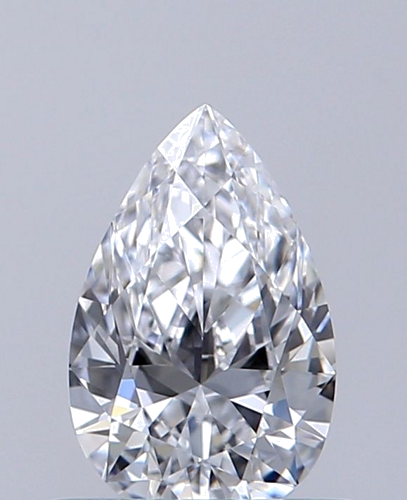 0.5 carat D-VVS1 Natūralus Pear Deimantas (1)