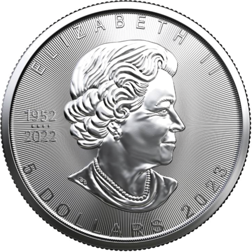 1 oz Кленовый лист 2023 Канада серебряная монета (2)