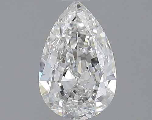 1.0 carat G-VS2 Natūralus Pear Deimantas (1)