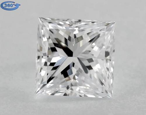 1.51 carat F-VS2 Natūralus Princess Deimantas (1)