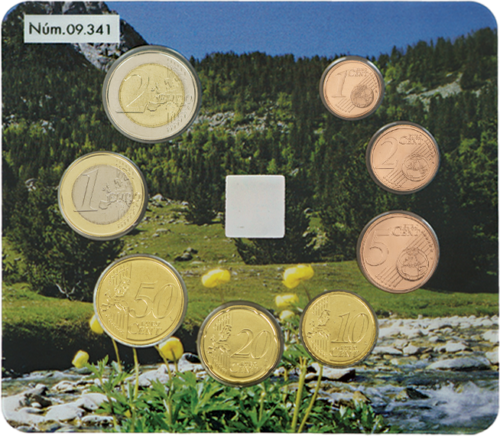 2022 Andora BU Euro monetų rinkinys (3)