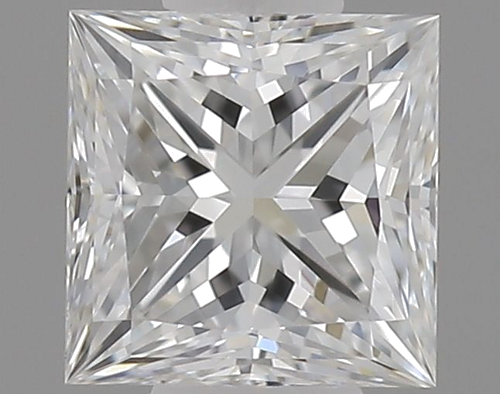 0.32 carat E-VVS1 Natūralus Princess Deimantas (1)