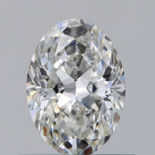0.64 carat H-SI1 Natūralus Oval Deimantas (1)