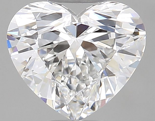 0.55 carat F-VVS2 Natūralus Heart Deimantas (1)