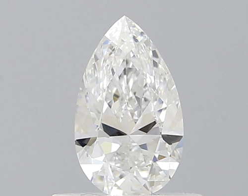 0.5 carat E-VS1 Natūralus Pear Deimantas (1)