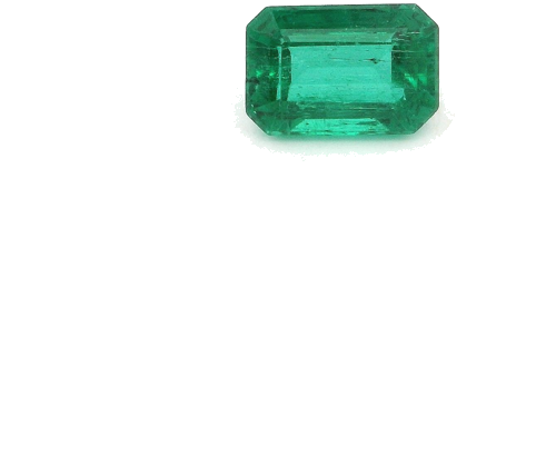 0.67 carat GREEN STEP cut Octagonal Smaragdas (1)