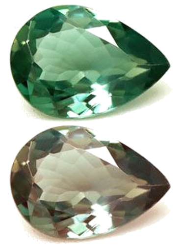 0.68 carat GREEN Pear Alexandrite (1)