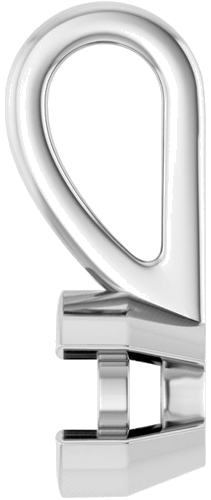 Pakabukas „Half-Bezel Solitaire“ 585 Baltojo Aukso Round 3.4mm (3)