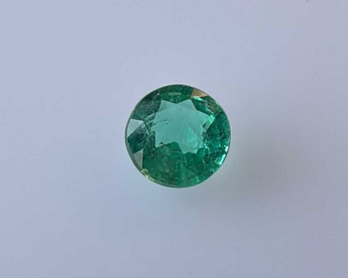 0.44 carat GREEN Round Smaragdas (1)