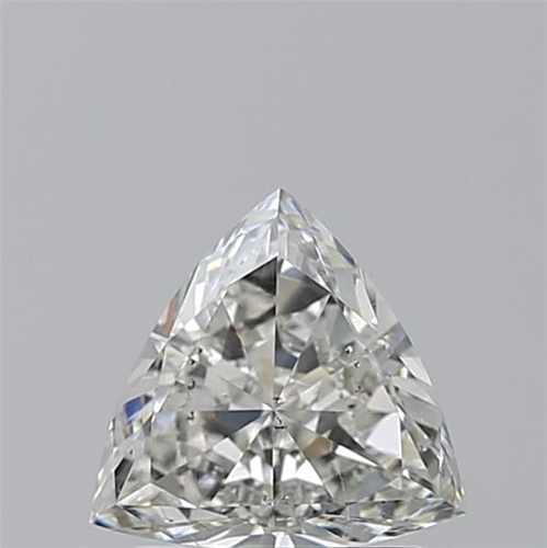 1.01 carat H-SI2 Natūralus Triangular Deimantas (1)