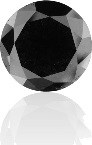 10.23 carat Fancy Black-VVS2 Excellent cut Natūralus Round Deimantas (1)