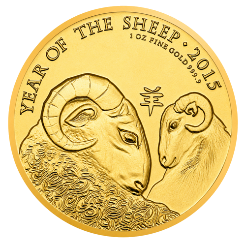 1 oz Kazas gads 2015 Lielbritānija zelta monēta (1)