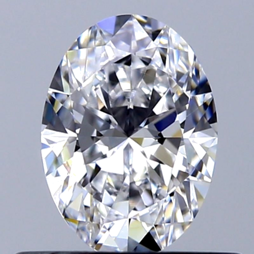 0.52 carat D-VVS1 Natūralus Oval Deimantas (1)