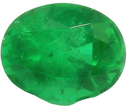 0.43 carat GREEN Oval Smaragdas (1)