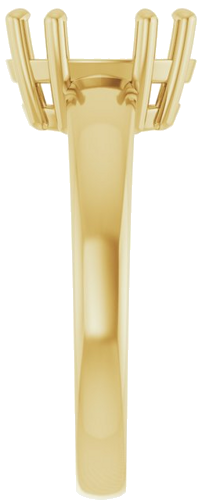 Sužadėtuvių Žiedas „Split-Prong Solitaire“ 14k yellow gold Oval 10mm x 8mm (4)
