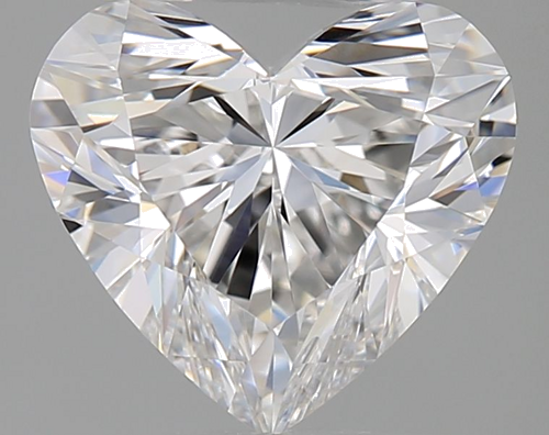 1.51 carat F-VVS2 Natūralus Heart Deimantas (1)