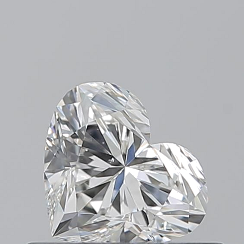 0.5 carat H-VS2 Natūralus Heart Deimantas (1)