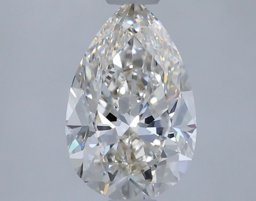 0.9 carat I-VVS2 Natūralus Pear Deimantas (1)