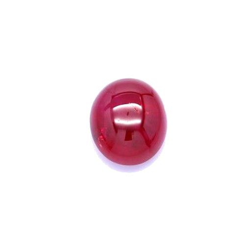 2.29 carat RED CABOCHON cut Oval Rubinas (1)
