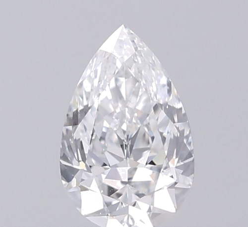 0.5 carat E-VS2 Natūralus Pear Deimantas (1)
