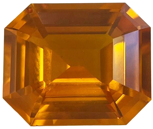 6.07 carat ORANGE Emerald Safyras (1)