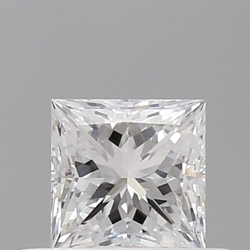 0.4 carat D-VVS2 Natūralus Princess Deimantas (1)