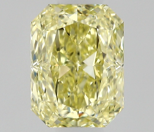 0.53 carat Fancy Yellow-VVS1 Natūralus Radiant Deimantas (1)