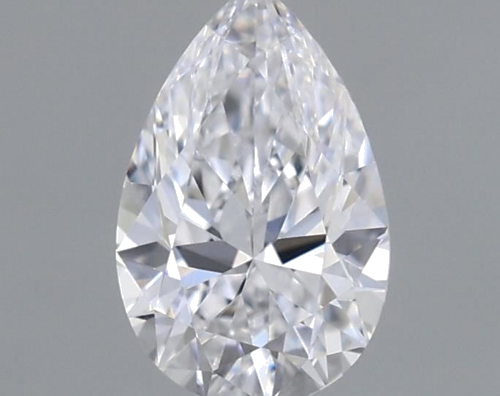 0.3 carat D-VVS1 Natūralus Pear Deimantas (1)