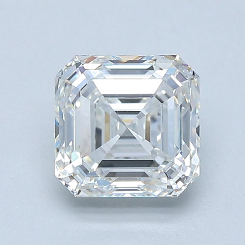 1.51 carat F-VVS2 Natūralus Asscher Deimantas (1)