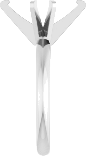 14K White 12x6 mm Marquise Solitaire Engagement Ring Mounting (4)