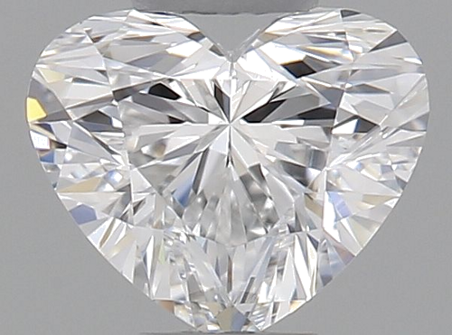 0.27 carat D-VVS2 Natūralus Heart Deimantas (1)
