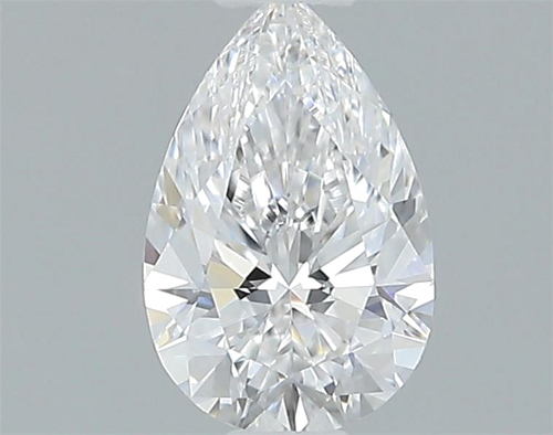 0.33 carat D-VVS2 Natūralus Pear Deimantas (1)
