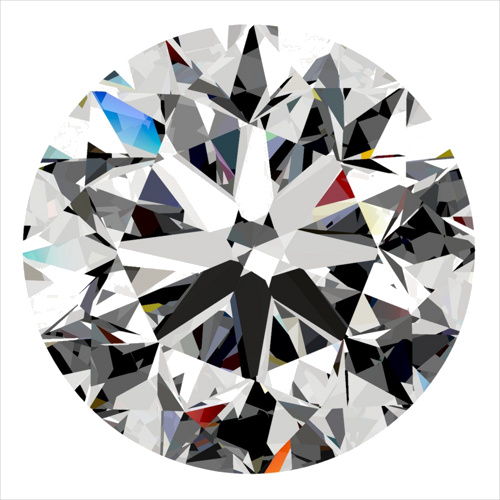 0.3 carat D-SI1 Very Good cut Natūralus Round Deimantas (1)