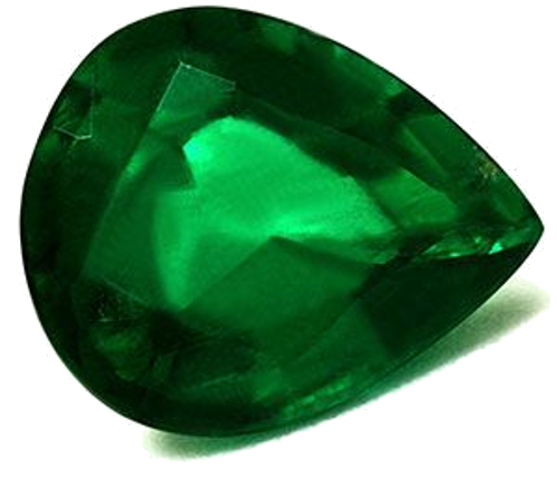 3.15 carat GREEN Pear Smaragdas (1)