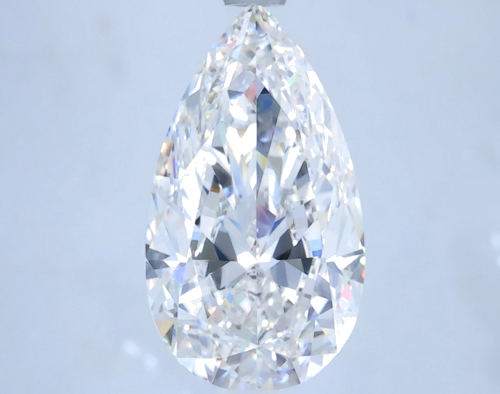 3.01 carat G-VVS1 Natūralus Pear Deimantas (1)