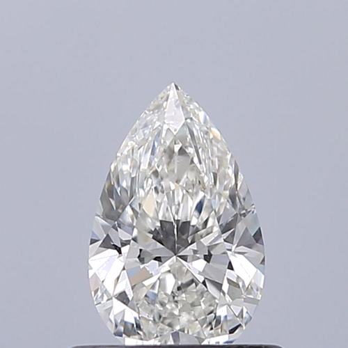 0.5 carat H-SI1 Natūralus Pear Deimantas (1)