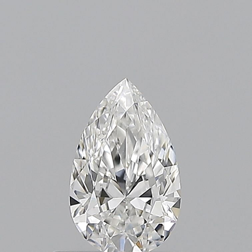 0.5 carat F-VVS1 Natūralus Pear Deimantas (1)