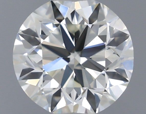 0.45 carat K-VVS2 Very Good cut Natūralus Round Deimantas (1)