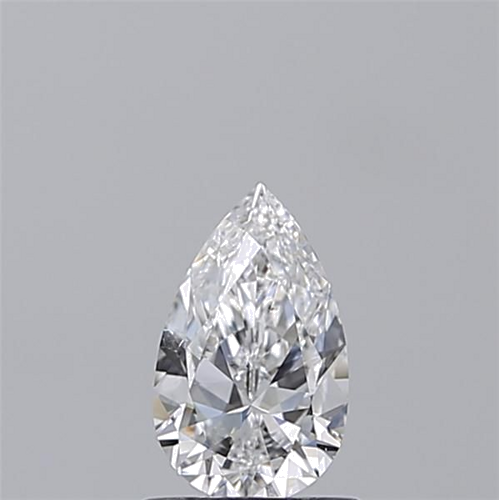 0.7 carat D-SI1 Natūralus Pear Deimantas (1)