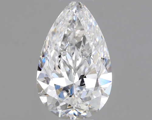 0.5 carat D-VVS2 Natūralus Pear Deimantas (1)