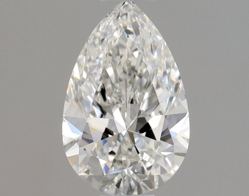 0.61 carat G-VVS2 Natūralus Pear Deimantas (1)