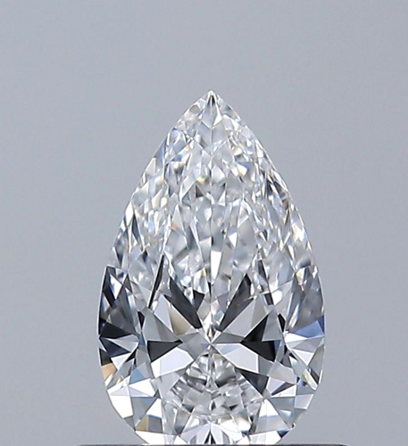 0.5 carat D-VS1 Natūralus Pear Deimantas (1)